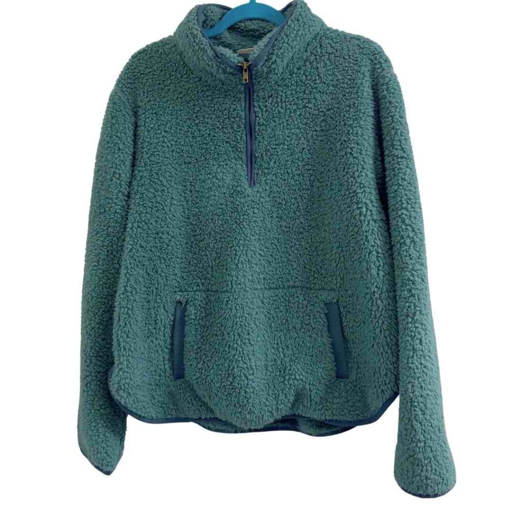 78 & Sunny Quarter Zip Fleece Pullover, Sz XL